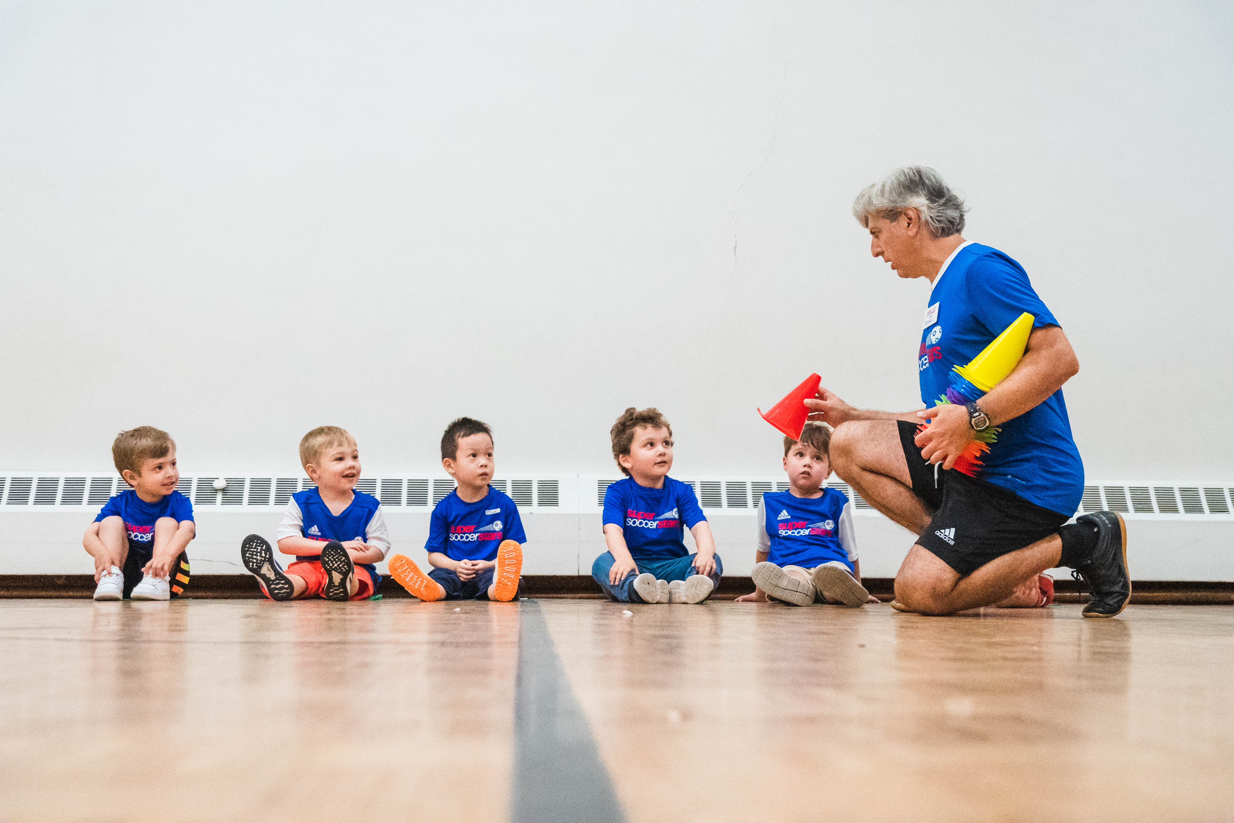 Soccer Stars Kids lined up